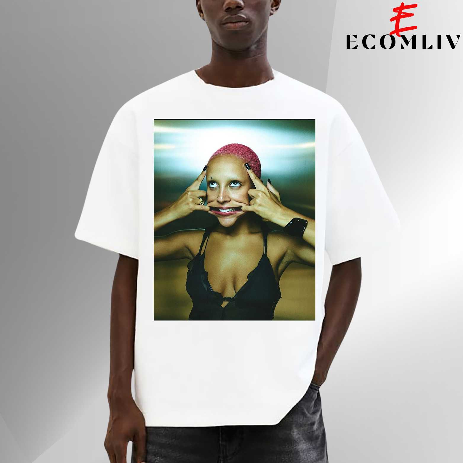 Doja Cat Face T Shirt, Pop Star Graphic Tee, Aesthetic Streetwear Shirt